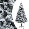 Artificial Christmas Tree with Stand, Holiday Xmas Tree, for Outdoor Decor, Party, Yard,Holiday Party, Artificial Christmas Tree with LEDs&Ball Set Green 94.5" PVC view 2