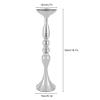 10Pcs Flower Stand Flower Vases Wedding Centerpieces Metal Flower Arrangement Flower Holder for Reception Tables Wedding Anniversary Party Decor, 50CM (Silver) view 2