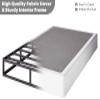 RLDVAY Twin-XL Box-Spring, 9 inch Metal Twin XL Box Spring Only, Heavy Duty XL Twin Box Spring with Fabric Cover, Easy Assembly, Non Slip, Noise Free view 3