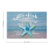 Sea Ocean Life Starfish Placemats Set of 4, Coastal Decor Beach Theme Tropical PVC Table Mats Decoration for Dining Kitchen Farmhouse 12x18 Inch Washable Heat-Resistant Mats view 2