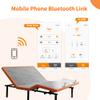 ESHINE Queen Adjustable Bed Frame with Mattress 12 Inch, Memory Foam Hybrid Matt(Medium), Wireless Remote, 5 Minutes Installation, Head and Foot Incline, 2000 Series view 3