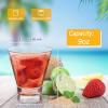 24 Pcs 9oz Plastic Martini Glasses Reusable Bulk Stemless Short Cocktail Glasses Clear Margarita Cups Unbreakable Cups for Wine Drinking Poolside Outdoor Party Restaurant Weddings Picnics view 4