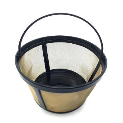 DEPILA Coffee Strainer Coffee Filter Stainless Steel Universal Coffee Filters Reusable Coffee Mesh Basket Cup Coffee Machine Strainer for Brew Coffee Filtering