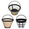 DEPILA Coffee Strainer Coffee Filter Stainless Steel Universal Coffee Filters Reusable Coffee Mesh Basket Cup Coffee Machine Strainer for Brew Coffee Filtering view 3