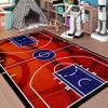 Basketball Rug 2'6''4' - Basketball Carpet for Boys Room Print Court Sport Rug for Living Room Floor Mats Room Decor view 2