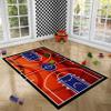 Basketball Rug 3'5' - Basketball Carpet for Boys Room Print Court Sport Area Rug for Living Room Floor Mats Room Decor for Boys, view 3