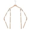 BIBOYA Mannequin Dress Form Wooden Coat Hangers Adult for Closet/Wardrobe/Photo Studio, Lightweight Body Shape Display Hangers w/Shoulder Grooves, Easy to Adjust view 1