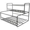 Cabilock Iron Syrup Rack 2-tier Spice Storage Kitchen Pantry Organizer Countertop Easy-clean Strong Capacity view 1