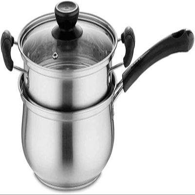 1.5L Stainless Steel Steamer Pot Soup Pot Cooking Multi-purpose Cookware With Steamer Pot Kitchen Non-stick Pan General Use