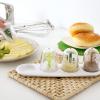 4Pcs Seasoning Storage Container, Kitchen Seasoning Jar with Tray Seasoning Shaker Four Seasons Design Cute Design Seasoning Shaker Kitchen Spice Jar Set for Home(A) view 4