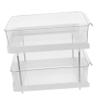Cabilock Bathroom Organizer Under Sink Organizers and Storage Rack Bins with Handles Kitchen Organization view 1