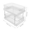 Cabilock Bathroom Organizer Under Sink Organizers and Storage Rack Bins with Handles Kitchen Organization view 2