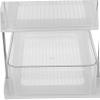 Cabilock Bathroom Organizer Under Sink Organizers and Storage Rack Bins with Handles Kitchen Organization view 4