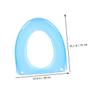1pc Commode Seat Toilet Waterproof Cushion Seat Pad Easy Assemble Disassemble Home Bathroom Accessory view 2
