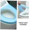 1pc Commode Seat Toilet Waterproof Cushion Seat Pad Easy Assemble Disassemble Home Bathroom Accessory view 3