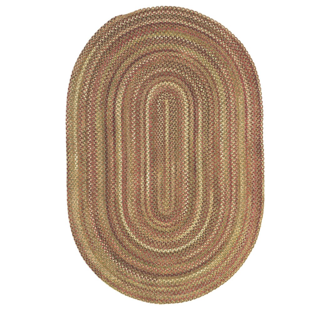 Capel American Heritage Foliage 4' 0" X 6' 0" Oval Braided Rug
