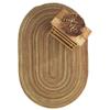 Capel American Heritage Foliage 4' 0" X 6' 0" Oval Braided Rug view 3