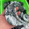 HXSCOO 1PC 8-10CM Moon Shaped Natural Tree Agate Crystals Gemstone Home Decor Healing Stones Craft Gift (Size : 2pcs) view 1