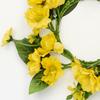 10" Yellow Daisy Candle Ring, Set of 2 view 2