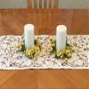 10" Yellow Daisy Candle Ring, Set of 2 view 3