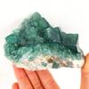 HXSCOO Natural Raw Crystal Stone Unpolished Green Fluorite Rough Rock Oblique Cube Cluster Crystals Reiki Decor (Size : 1000g) view 2