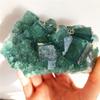 HXSCOO Natural Raw Crystal Stone Unpolished Green Fluorite Rough Rock Oblique Cube Cluster Crystals Reiki Decor (Size : 1000g) view 3
