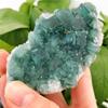 HXSCOO Natural Raw Crystal Stone Unpolished Green Fluorite Rough Rock Oblique Cube Cluster Crystals Reiki Decor (Size : 1000g) view 4