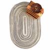 Capel American Heritage Pewter 0' 24" X 0' 48" Oval Braided Rug view 3