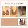 Toddmomy Adjustable Desk 4pcs Adjustable Chair Risers with Screw Clamp Heavy Duty Sofa Tables Bed Furniture Risers Chair Leg Block Wardrobe Feet Adjustable Table Legs view 4