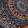 Elephant Mandala Tapestry Wall Hanging Indian Cotton Tapestries Bedspread Picnic Beach Throw Blanket Wall Art Hippie Tapestry Bed Cover (54 X 84 Inches, Multicolour) By Indian Collectible view 2