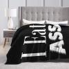 Qauirfe I Eat Ass Throw Lightweight Blankets Bed Sofa Warm Cozy Fluffy Throw Plush 50"X40" Blanket view 4