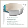 Bloomhouse 4-Piece Triply Stainless Steel Pots and Pans Cookware Set w/Non-Stick Non-Toxic Ceramic Interior and Ceramic Steamer Insert view 4