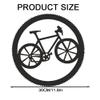 JILIP Metal Bike Wall Art Decor, Black Wall Silhouette Sign, Home Hanging Wall Art Sculpture, Living Room Bedroom Office Wall Decor (Size : 11.8IN/30cm) view 2