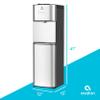 Avalon Limited Edition Self Cleaning Water Cooler Water Dispenser - 3 Temperature Settings - Hot, Cold & Room Water, Durable Stainless Steel Construction, Bottom Loading - UL Listed view 3
