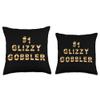 #1 Glizzy Gobbler Hot Dog Throw Pillow view 3