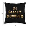 #1 Glizzy Gobbler Hot Dog Throw Pillow view 4