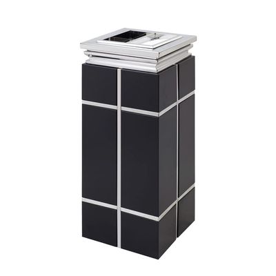 BNNP Outdoor/Indoor Trash Can Indoor Stainless Steel Trash Can Outdoor Trash Can with Ashtray Commercial Trash Can for Office Area Hotel Shopping Mall Use in Backyard, Deck, or Patio (Size : C4)