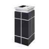 BNNP Outdoor/Indoor Trash Can Indoor Stainless Steel Trash Can Outdoor Trash Can with Ashtray Commercial Trash Can for Office Area Hotel Shopping Mall Use in Backyard, Deck, or Patio (Size : C4) view 1