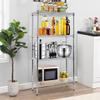 4-Tier Storage Shelves Wire Shelving Shelf Organizer Height Adjustable Heavy Duty Metal Shelving NSF Certified 36"Lx14"Wx54"H Shelves for Storage for Bathroom Office Closet Organization(CHROME) view 1