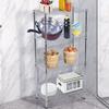 4-Tier Storage Shelves Wire Shelving Shelf Organizer Height Adjustable Heavy Duty Metal Shelving NSF Certified 36"Lx14"Wx54"H Shelves for Storage for Bathroom Office Closet Organization(CHROME) view 2