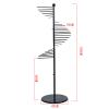 Floor-Standing Metal Spiral Scarf Display Stand, Creative Clothing Store Silk Scarf Shawl Storage Rack, Multi-Purpose Pants Rack Belt/tie Organizer Hanger Holder, Accessory Organizer Rack view 2