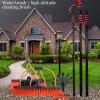 SHENUZ Water Fed Pole Kit, Water Fed Telescopic Brush, Extendable Cleaner Conservatory Roof, with 4-Hole Water Fed Brush Head for Window Glass, Solar Panel,18FT/5.4M view 2