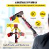 SHENUZ Water Fed Pole Kit, Water Fed Telescopic Brush, Extendable Cleaner Conservatory Roof, with 4-Hole Water Fed Brush Head for Window Glass, Solar Panel,18FT/5.4M view 3