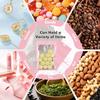 120 PCS-7x10 Reclosable Mylar Bags Pink for Food Storage, Resealable Mylar Bag 1 Quart with Clear Window for Small Businesses, Smell Proof Aluminum Foil Edible Packaging Bag for Candies view 4