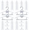 Baby Hangers for Nursery Closet 80 Pack Plastic Kids Clothes Hanger Space Saving Non Slip Extendable Toddler 11-14 Adjustable Hangers Heavy Duty Clothing Infant Hanger Bulk, Grey view 1