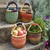 Mini 7"- 9" Across African Bolga Ghana Basket Fair Trade toys Easter Eggs basket (COLORS VARY) 1 EA view 3