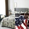 Brandream Coastal Seashell Beach Bedding Quilt Set Nautical Coverlet Set King Size Cotton 4-Piece view 1