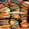 Medium African Bolga Ghana Basket Fair Trade toys Easter Eggs basket 11"-13" Across (COLORS VARY) 1 EA view 3