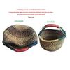 Medium African Bolga Ghana Basket Fair Trade toys Easter Eggs basket 11"-13" Across (COLORS VARY) 1 EA view 4