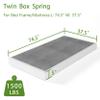VTWAZAST Box Spring Only, 5 Inch Low Profile Heavy Duty Metal Structure with Easy Clean Fabric Bed Cover, Non-Slip, Noise Free, Easy Assembly (Twin) view 3